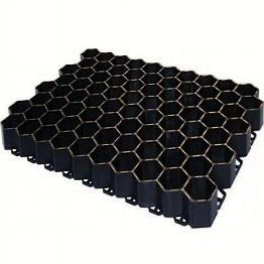 Решетка газонная Gidrolica Eco Standart РГ-70.40.3,2 - пластиковая черная в Мурманск